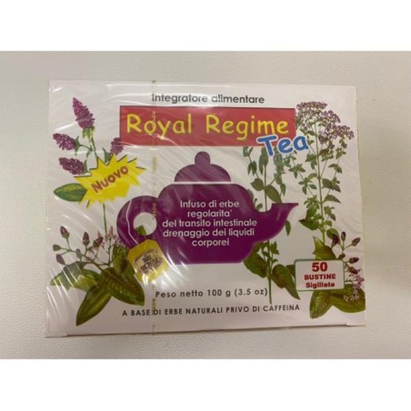Tisana Royal Regime Tea Dimagrante e Depurativa - 50 Bustine di Tè Erboristico