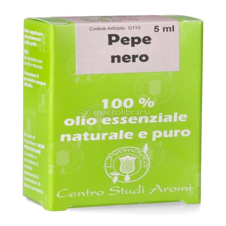 Eos Natura pepe nero bio olio essenziale 12 ml - olio essenziale biologico di pepe nero Eos Natura pepe nero bio olio essenziale 12 ml - olio essenziale biologico di pepe nero