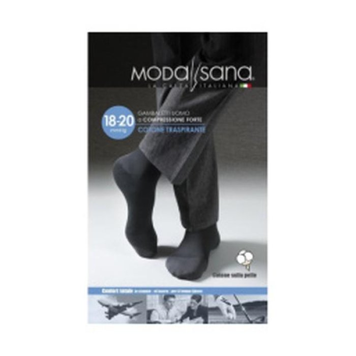 Modasana Gambaletto a Compressione 18 mmHg Antracite Taglia L – Calza Elastica Riposante per Gambe Stanche e Gonfie