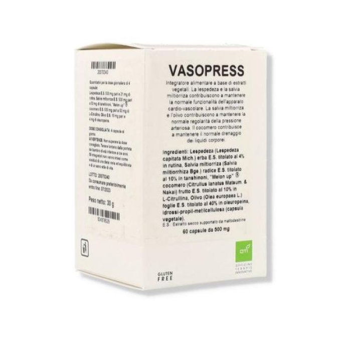 Vasopress Oti integratore alimentare in capsule 60 pezzi