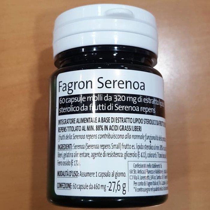 Fagron Serenoa Perle Integratore a Base di Serenoa Repens 60 Perle per Benessere della Prostata e dell’Apparato Urinario