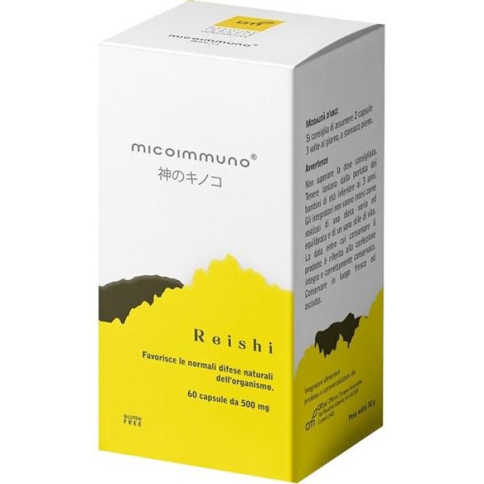 Integratore Rheishi Micoimmuno 60 Capsule Oti ai Funghi Reishi per Sostenere le Difese Immunitarie