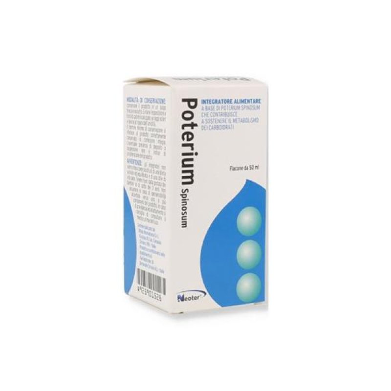 Poterium Spinosum Homeoph Estratto Vegetale in Gocce 50 Millilitri Integratore Erboristico