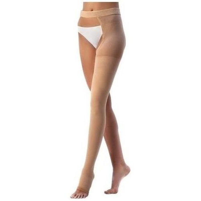 Medi KL3 Plus mono SX beige taglia 4 406 - calza elastica monocollant sinistra classe 3