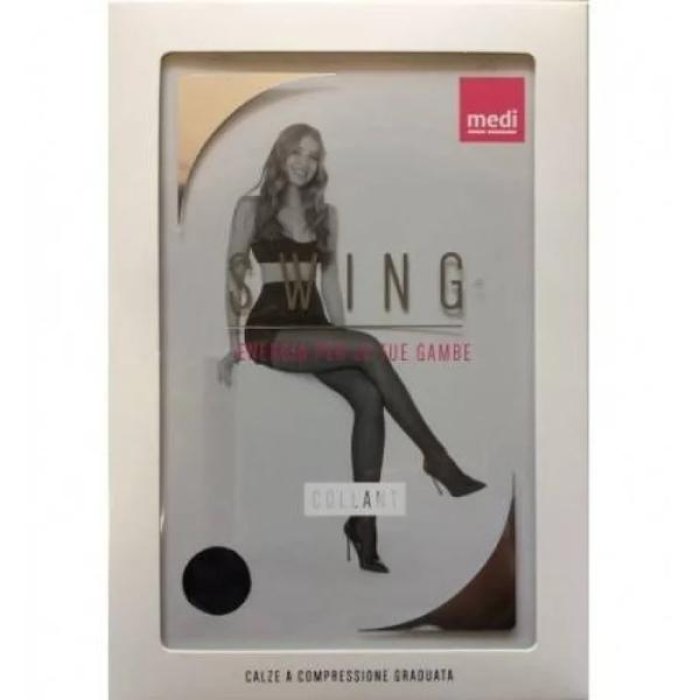 MEDI 18 Collant Nero 140 den Taglia 2 Cod. 1450 - Collant Contenitivo 18 mmHg