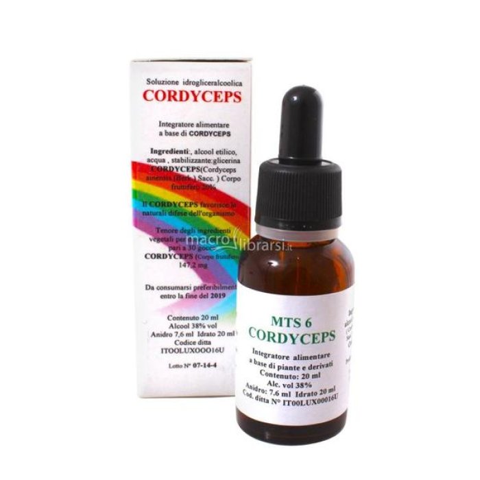 Alkaest Mts6 Cordyceps Gocce Flaconcino 20 Ml