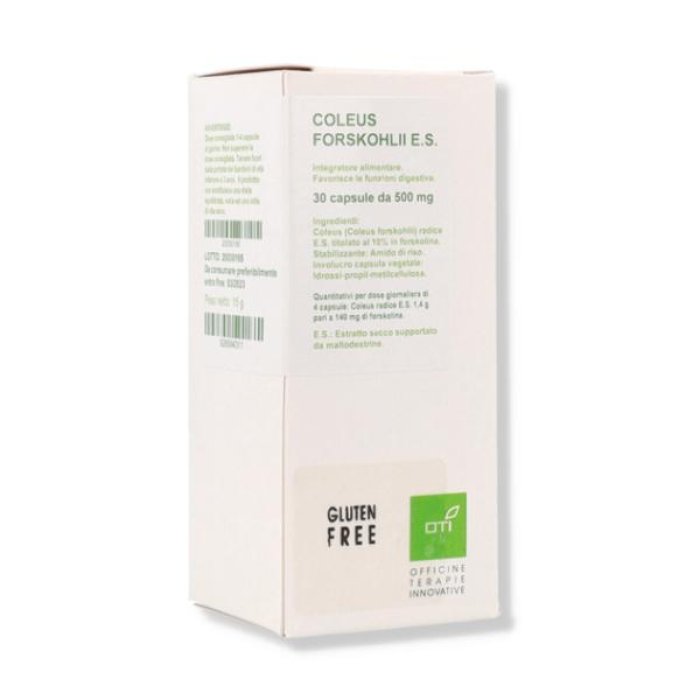 Coleus Forskohlii OTI Integratore Alimentare 30 Capsule Vegetali per il Controllo del Peso