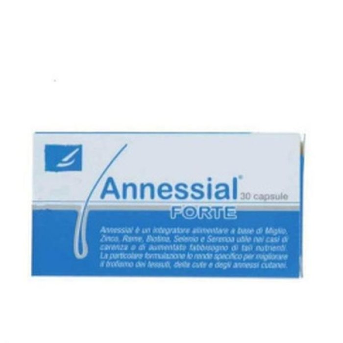 Annessial Forte 30 Capsule Integratore Alimentare per Capelli e Unghie Rinforzante