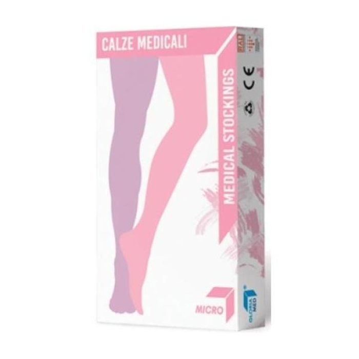 Gloriamed Collant MCR 181 a Compressione Graduata Preventiva Unisex per Gambe Affaticate e Vene Varicose