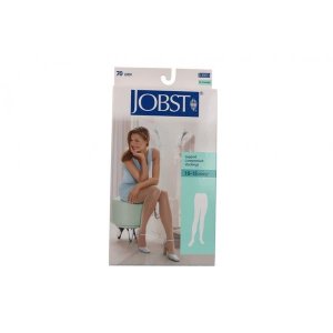 Jobst collant a compressione leggera 10-15 millimetri di mercurio 70 denari calze contenitive da donna colore chocolate