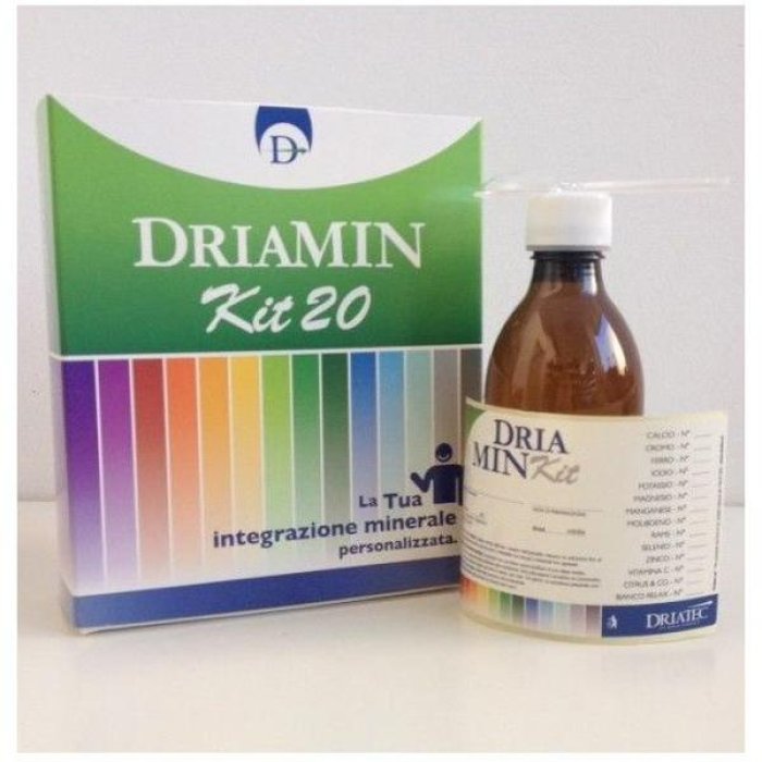 Driamin kit 20 flaconi vuoti 300 ml flaconi