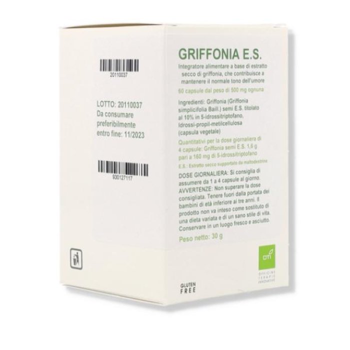 Griffonia Estratto Secco 60 Capsule Oti Integratore Naturale per Umore Sereno e Benessere del Sonno