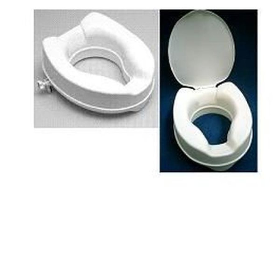 Rialzo per Water Closet con Bidet e Copri Sedile 14 cm Help – Sedile Rialzato per Toilette per Anziani e Disabili Rialzo per Water Closet con Bidet e Copri Sedile 14 cm Help – Sedile Rialzato per Toilette per Anziani e Disabili