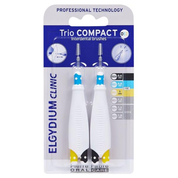 Trio Compact Narrow Spaces 6 pezzi - scovolini interdentali per spazi stretti