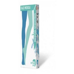 GloriaMed Gambaletto a Compressione Graduata Comf 252 Taglia Media Large Calza Elastica Medico Sanitaria Unisex