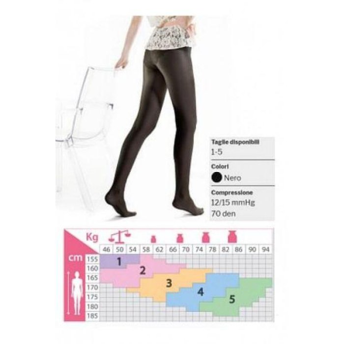 Kamila Comf 70 collant 12 15 mmHg taglia 3 - collant a compressione graduata 70 den