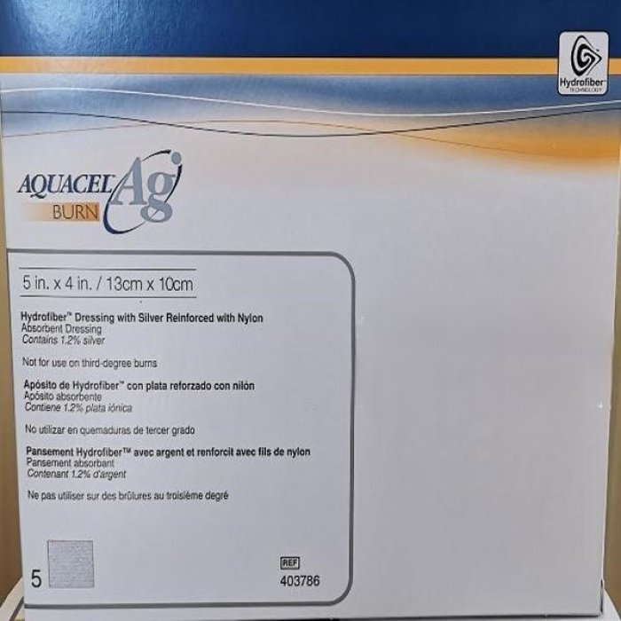 Aquacel Argento Medicazione Avanzata per Ustioni Burn 13 x 10 cm – Bendaggio Sterile per Trattamento di Ustioni e Ferite