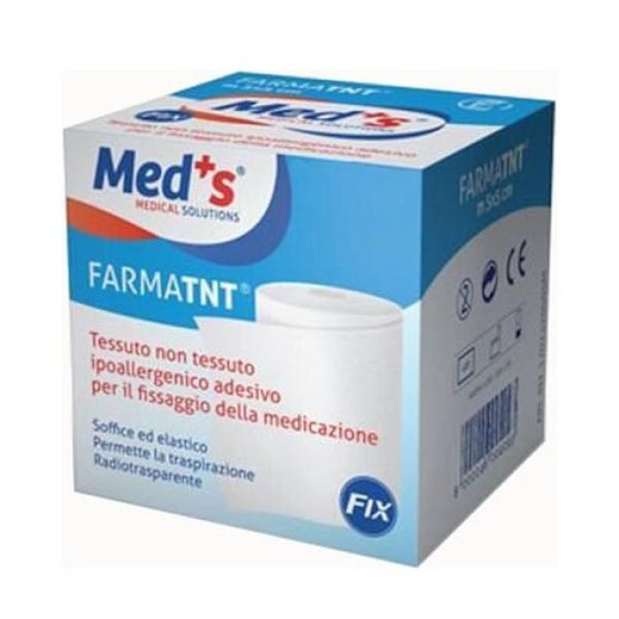 Med's Farmatnt - Cerotto Tessuto Non Tessuto Fix Ipoallergenico Adesivo 500x10cm