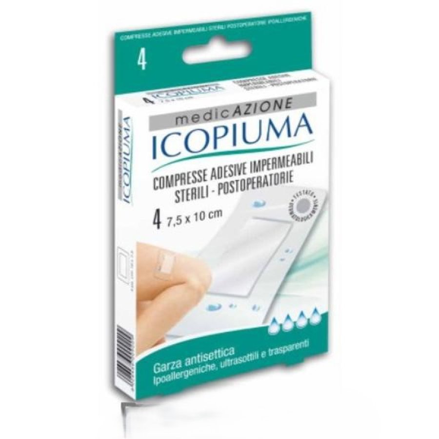 Desa Pharma Garza Compressa Icopiuma Medicata Postoperatoria 10x7,5 Cm 4 Pezzi Desa Pharma Garza Compressa Icopiuma Medicata Postoperatoria 10x7,5 Cm 4 Pezzi