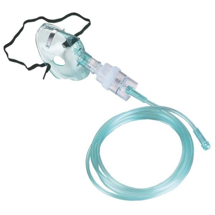 Fisiojet mascherina adulti per aerosol 1 pezzo - maschera per apparecchio aerosol adulto