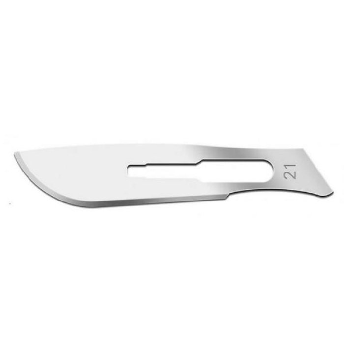 Farmac-zabban Lame Bisturi Sterile Inox Figura 21 100 Pezzi