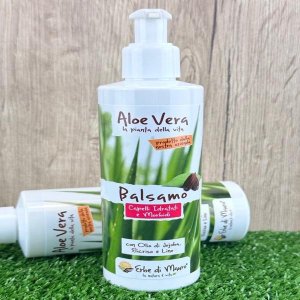 Balsamo aloe vera 200 ml - balsamo idratante allaloe vera per capelli secchi