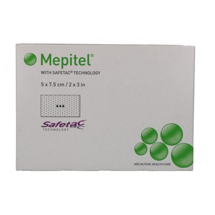 Mepitel Cerotto in Silicone 5 x 7,5 Centimetri 10 Pezzi – Medicazione Avanzata Non Aderente per Ferite e Ustioni