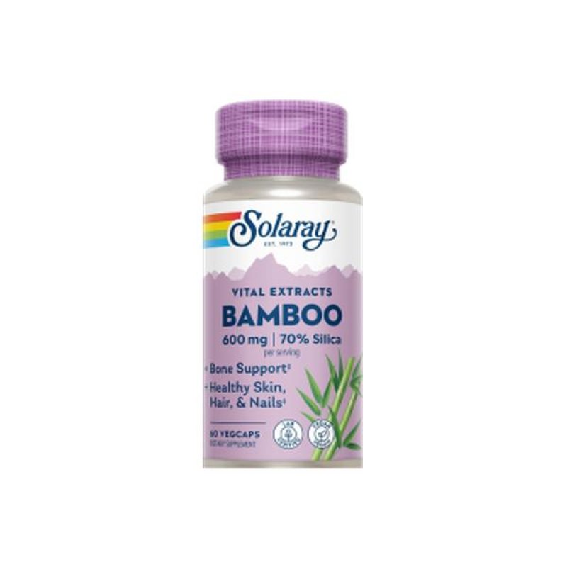 Bamboo Integratore Alimentare Natur F 60 Capsule – Estratto di Bamboo ad Alto Contenuto di Silicio per Capelli Unghie e Ossa