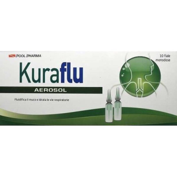 Pool Pharma Kuraflu Aerosol Soluzione Isotonica Nebulizzabile 10 Fiale Monodose