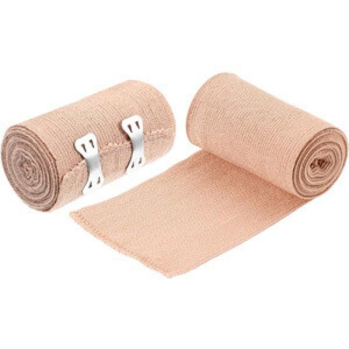 Curideal benda elastica 6 cm x 4,5 m - benda elastica autoadesiva per fissaggio e compressione