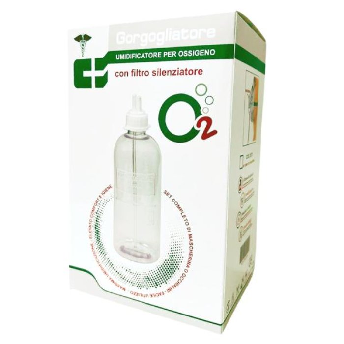 Cura Farm The Gorgogliatore con Mascherina per Aerosol Terapia Respiratoria per Adulti e Bambini