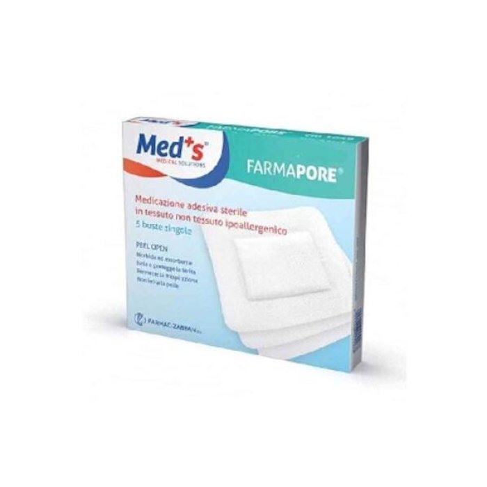 Med's Farmapore - Medicazione Adesiva Sterile 15 x 15 cm 5 medicazioni