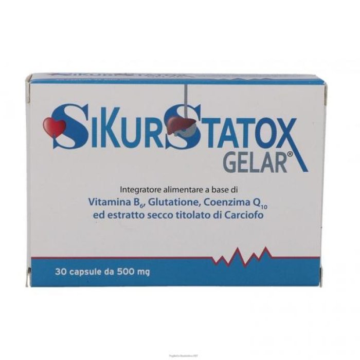 SIKURSTATOX Integratore Alimentare 30 Capsule da 500 mg per il Benessere dell’Organismo