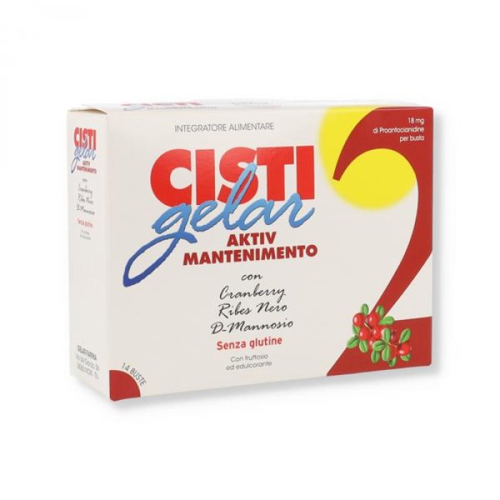 Cistigelar Aktiv Integratore Alimentare per Benessere delle Vie Urinarie 14 Bustine