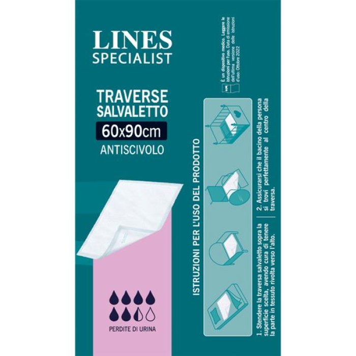 Seniorcare Traversine Assorbenti Letto 60x90 cm 15 Pezzi | Trav Pannolini Salva Materasso per Incontinenza Adulti