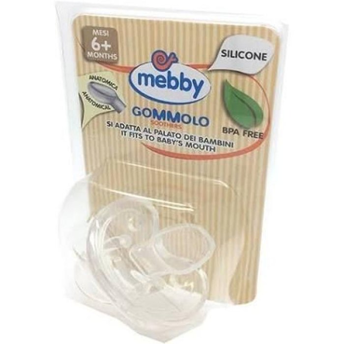 Mebby succhietto asimmetrico silicone 6+ Boy - succhietto fisiologico per bambini