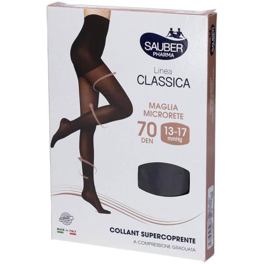 Keisler 70 collant nero taglia 2 - collant 70 den contenitivo