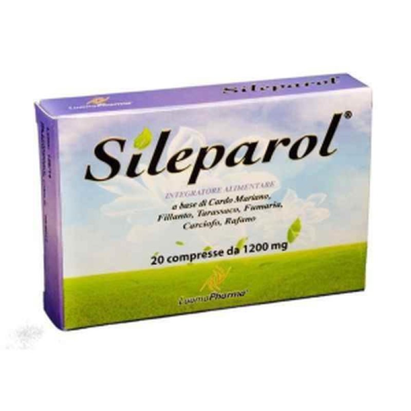 Sileparol 1200 mg 20 Compresse Rivestite per la Protezione del Fegato e il Sostegno della Funzione Epatica