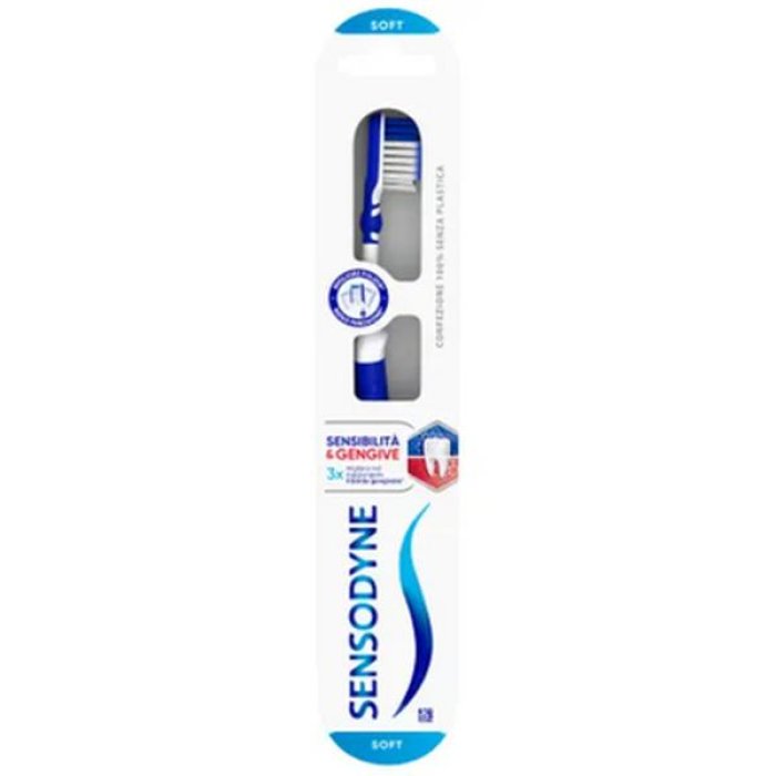 Sensodyne Sensibilità & Gengive Spazzolino Denti Sensibili Soft 1 Pezzo