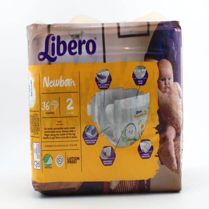 Libero Baby Newborn fino a 4 kg - pannolini per neonati 2-4 kg