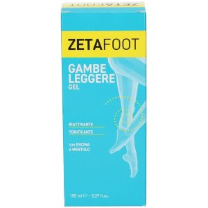 Zetaf Gel Gambe Leggere 150 millilitri Defaticante e Rinfrescante per il Benessere delle Gambe