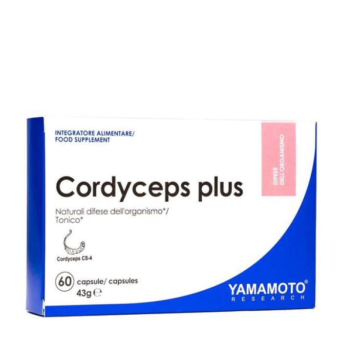 Cordyceps Plus Integratore 60 Capsule – Fungoterapia ad Azione Anti Stanchezza, Anti Affaticamento e Supporto per Difese Immunitarie