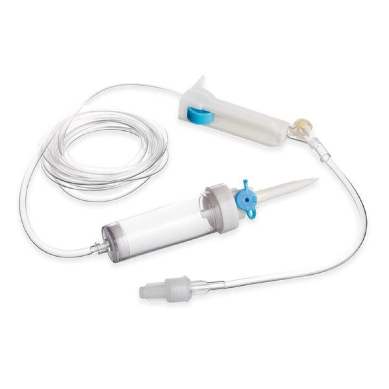 Deflussore Roller con ago Claire - deflussore per infusione con regolatore roller Deflussore Roller con ago Claire - deflussore per infusione con regolatore roller