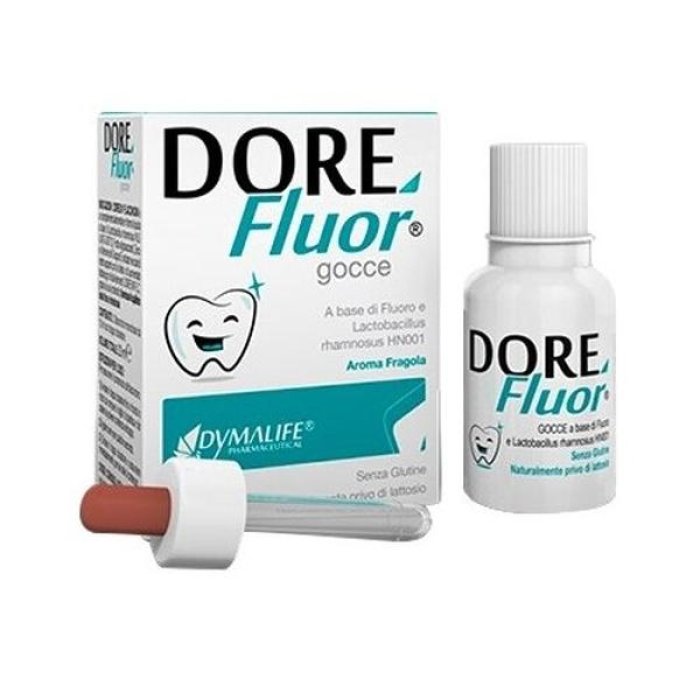 Dymalife Pharmaceutical Dorefluor Gocce per la Mineralizzazione dei Denti 8ml