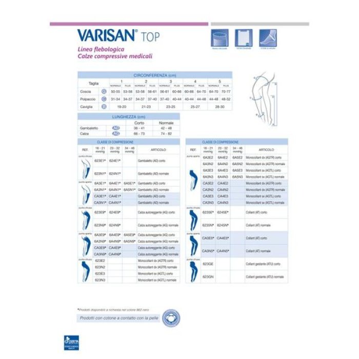 Varisan Top K2 reggiseno braccio compressivo colore beige taglia M