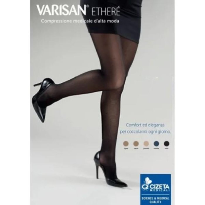 Varisan Etherea 1520 collant ATU punta chiusa colore nero compressione forte tg 5