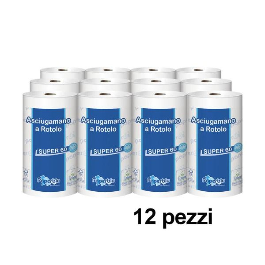 Safety Asciugamani In Rotolo 12 Pezzi