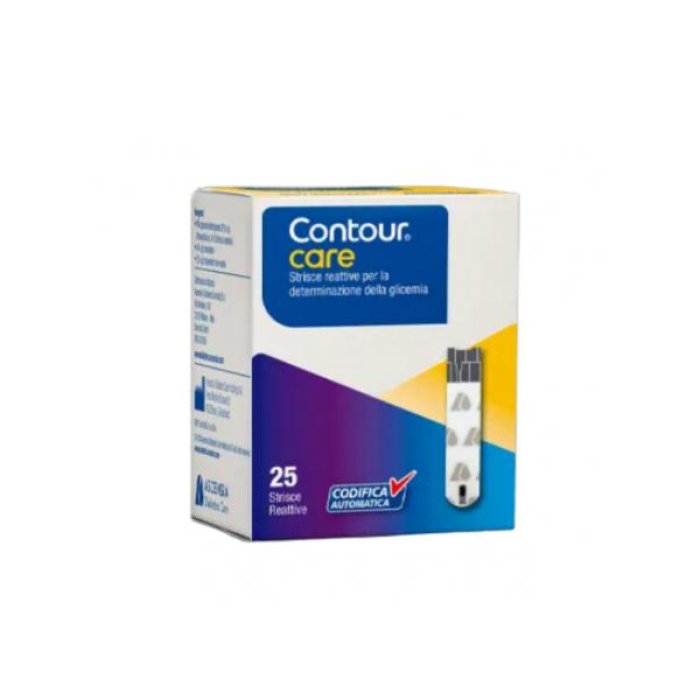 Contour Care 25 strisce reattive - strisce per la misurazione della glicemia nel sangue