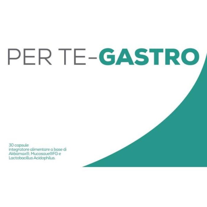 Per Te Gastro 30 Capsule Integratore Gastrointestinale per Stomaco Delicato e Digestione Naturale