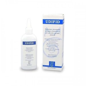 Udifid Soluzione Detergente Otologica 80 ml per Igiene delle Orecchie di Cani e Gatti